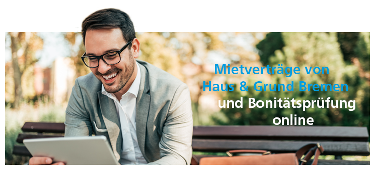 Mietverträge von Haus & Grund Bremen und Bonitätsprüfung online Juni 2023